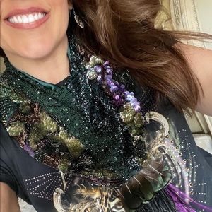 One-of-a-kind Renee Christopher Scarf Necklace
